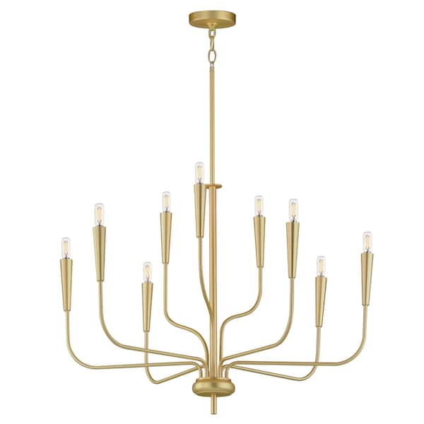 Maxim Lighting Vela 9-Light Chandelier 24819SBR - main